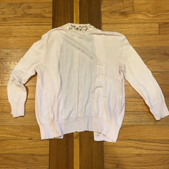 Gap Pale Pink Gold Sequin Detailed Cardigan in x-small - Picture 4 of 4